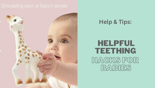 Helpful Teething Hacks for babies - From The Stork Bespoke Baby
