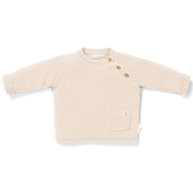Knitted sweater Sand by Little Dutch