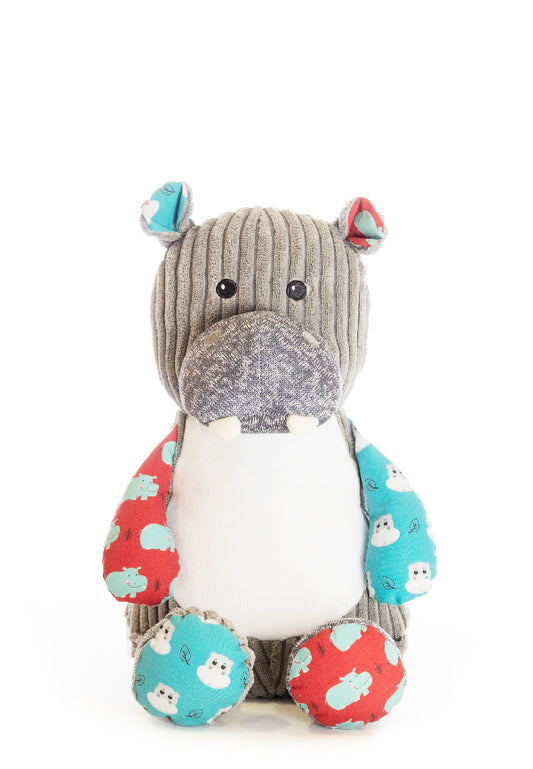 Sensory Hippo Personalised Teddy
