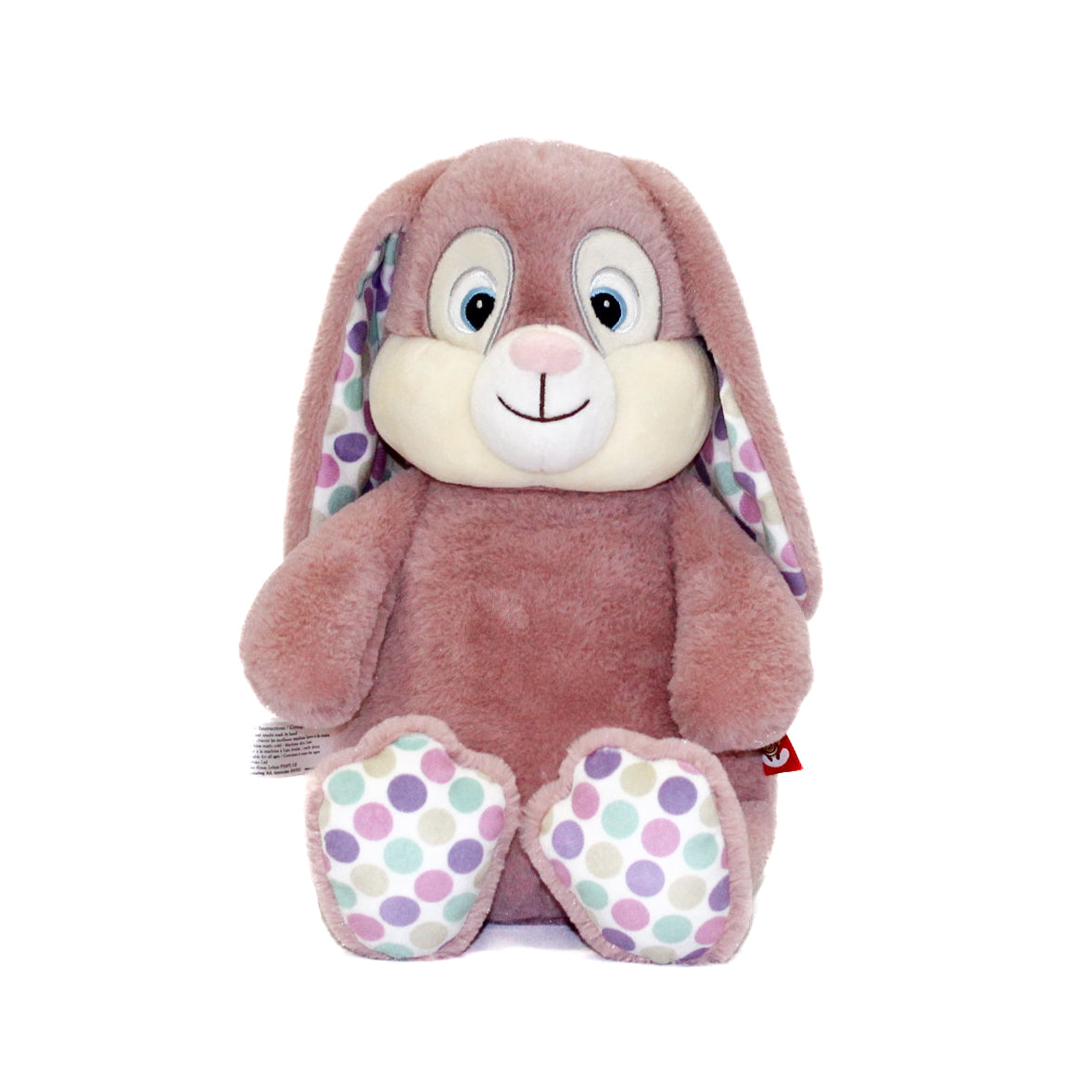 Pink Clovis Brampton personalised bunny rabbit teddy