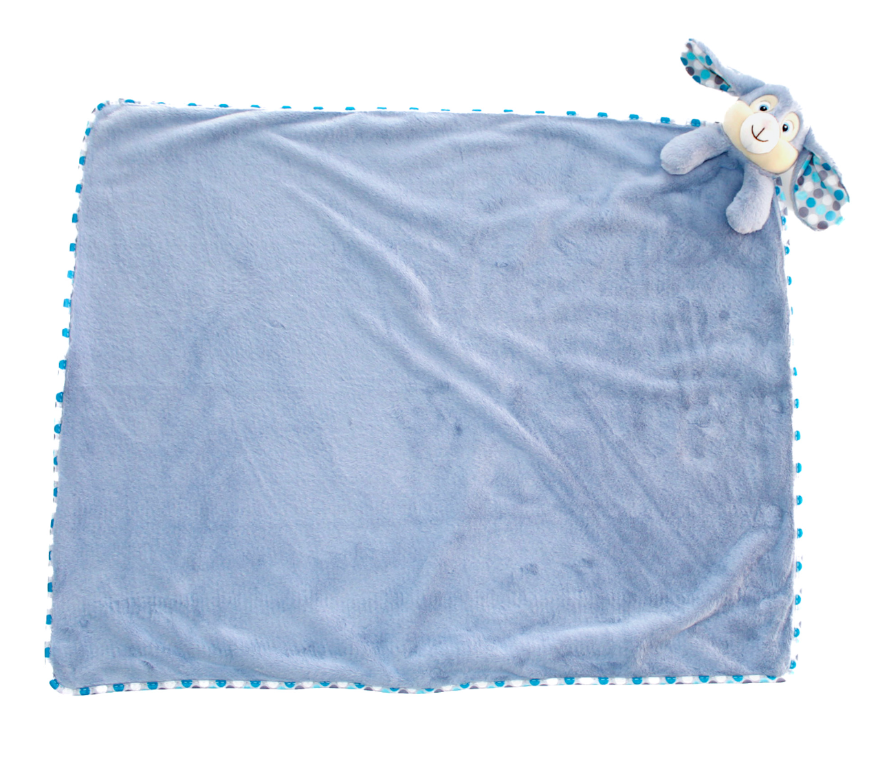 Blue Polka Dot Personalised giant comfort blanket