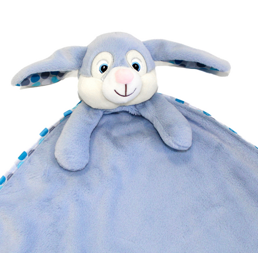 Blue Polka Dot Personalised giant comfort blanket