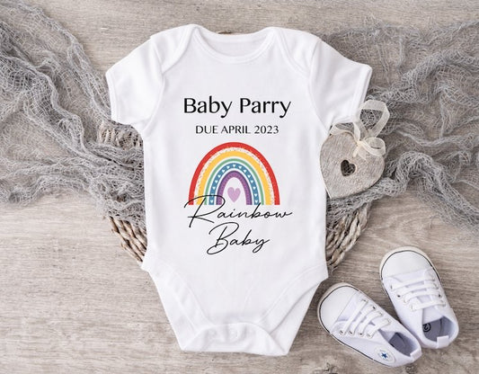 Baby Announcement - Rainbow Baby