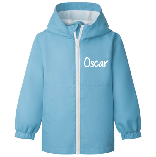 Blue Baby/Toddler personalised Rain coat