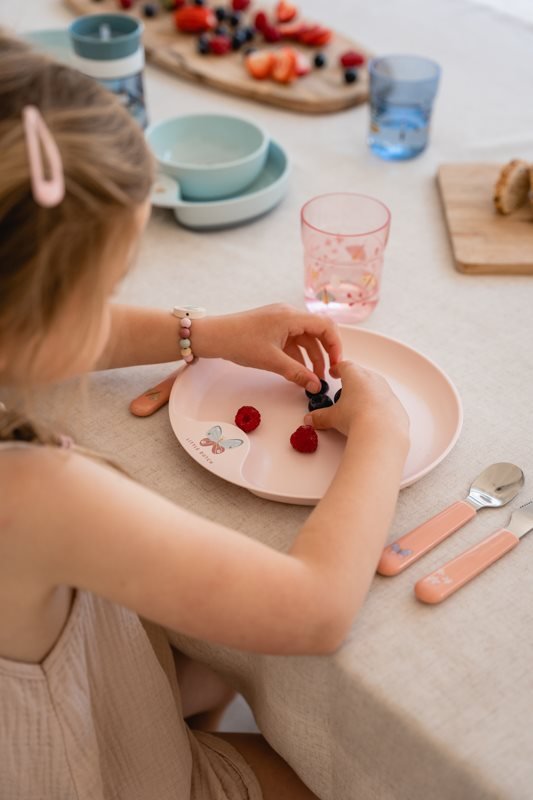 Children's cutlery set Flowers & Butterflies by Little Dutch