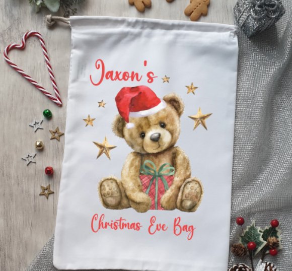 Personalised christmas eve sack hot sale