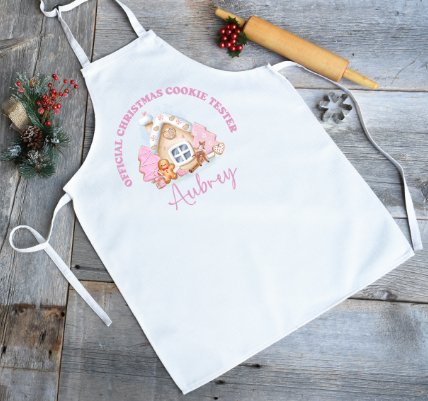 Christmas personalised toddler apron - design 3