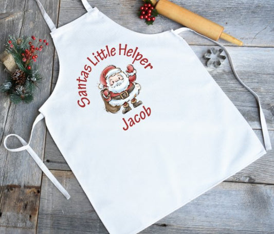 Christmas personalised toddler apron - design 4