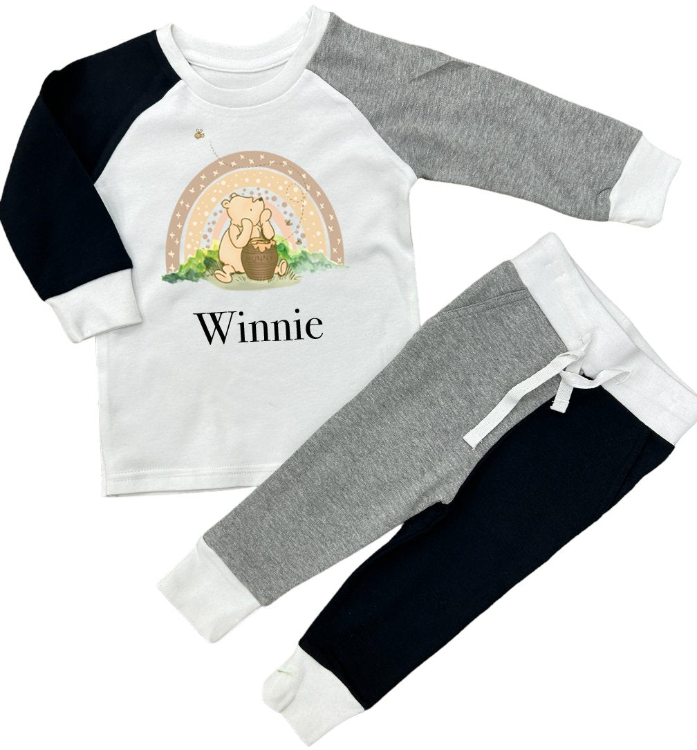 Contrast lounge Set personalised Winnie The Pooh - various colours
