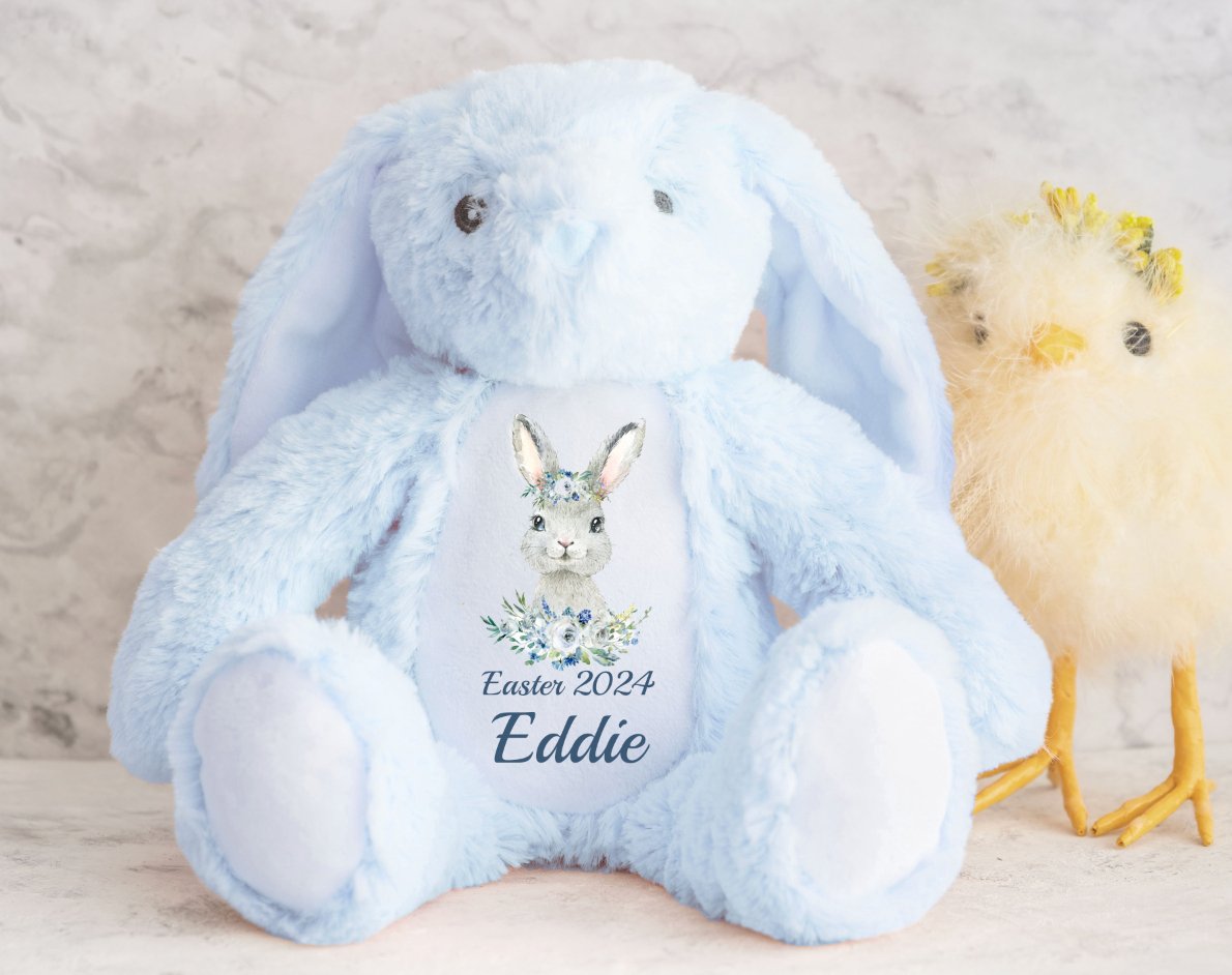 Personalised easter bunny soft toy on sale