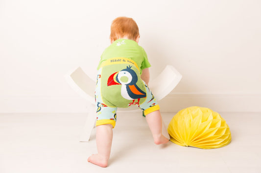 Finley the Puffin Shorts by Blade & Rose
