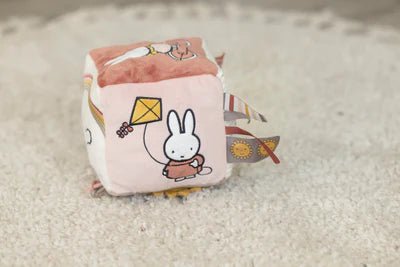 Miffy Activity Cube Fluffy - Pink by Little Dutch