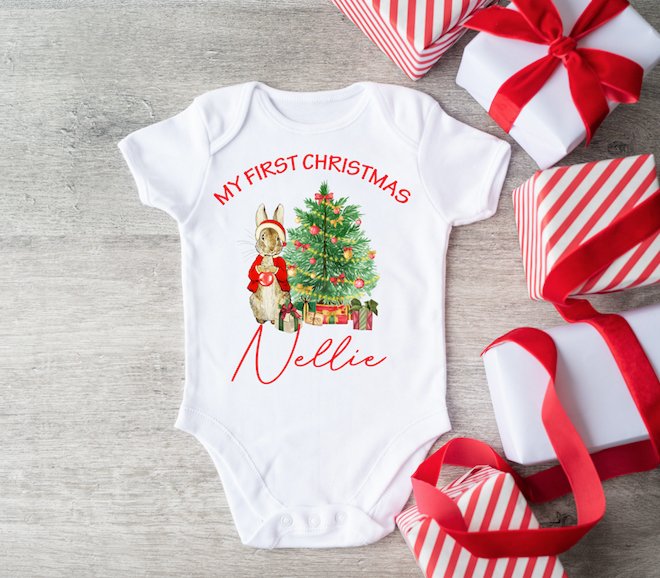 My First Christmas Vest - Rabbit