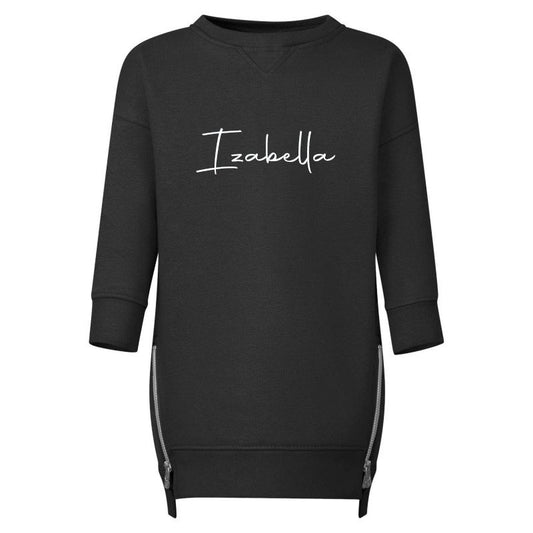 Personalised Sweater Dress - Black