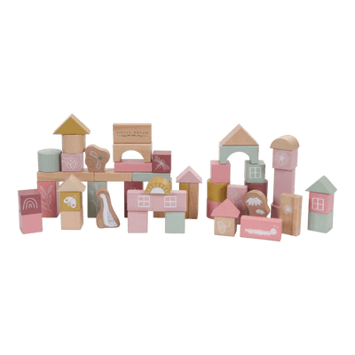 Pink Building Blocks by Little Dutch