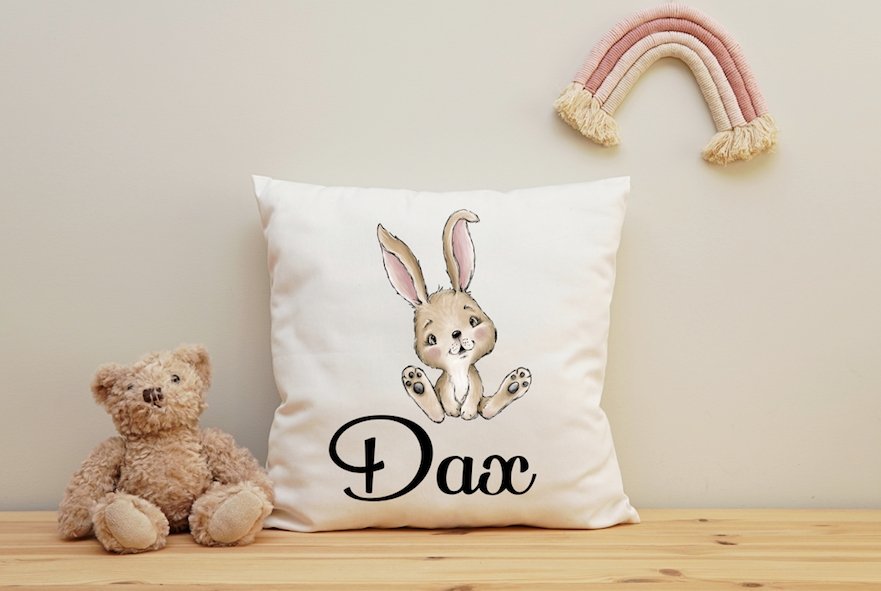 Rabbit Boy Cushion - 40x40cm