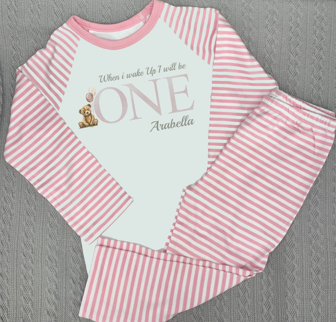 Personalised hotsell baby pyjamas