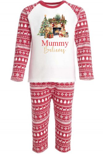 Mummy daddy 2024 baby christmas pyjamas