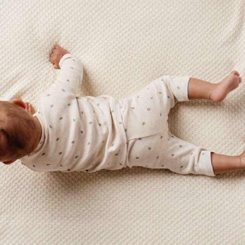Green Leaves Leggings by Little Dutch