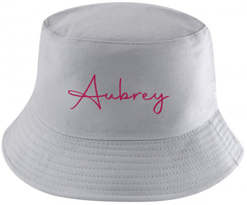 Personalised Bucket Hat - White