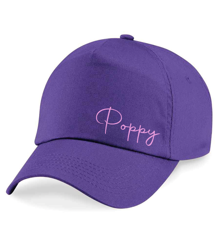 Children's personalised original cap - choose your colour