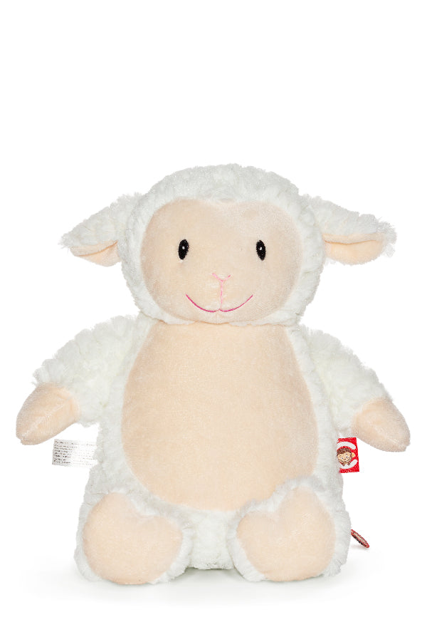 Fluffy lamb Personalised Teddy