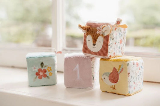 4 Soft blocks - Fairy Garden by Little Dutch