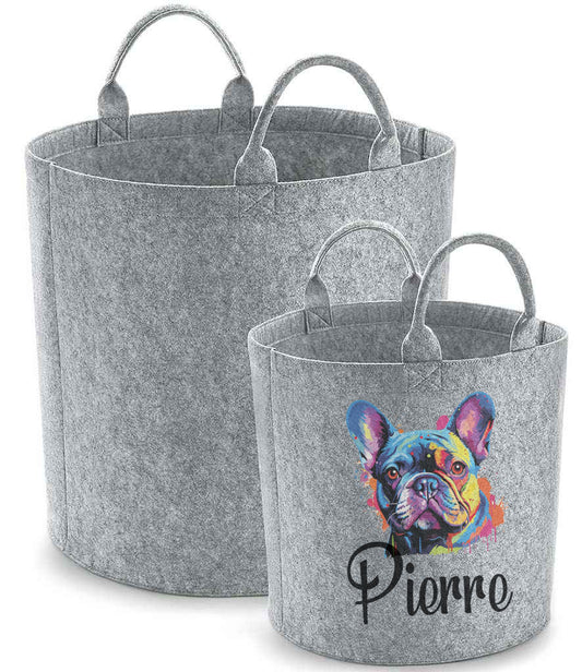 Personalised Dog toy basket 3 - Various sizes