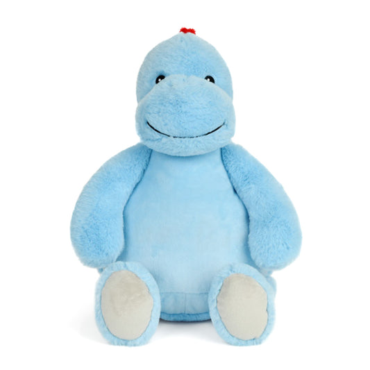 Blue Dinosaur Personalised Teddy