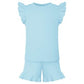 Frill style anglaise personalised shorts & top set - watermelon