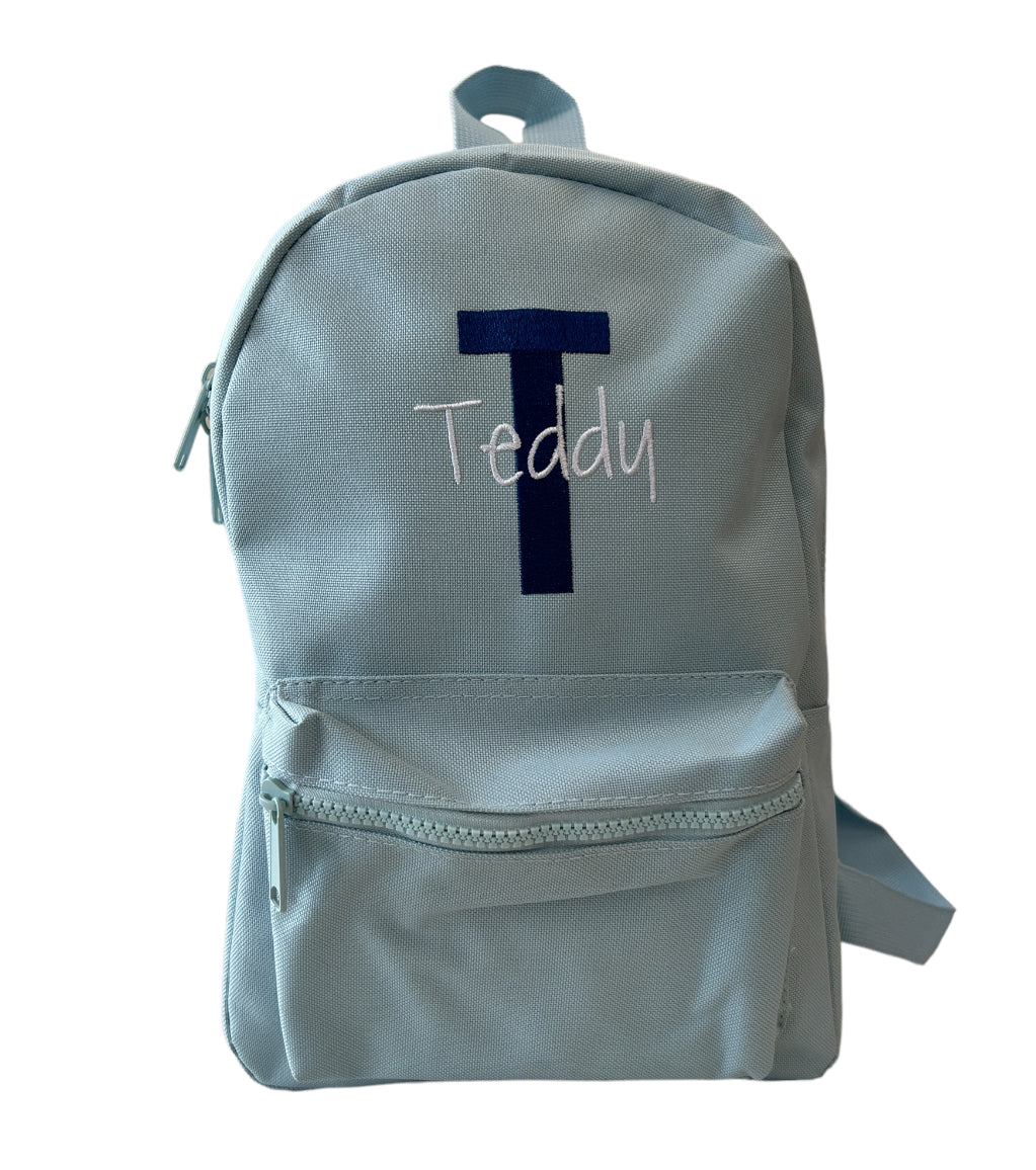 Initial and name design Mini Essential Backpack personalised