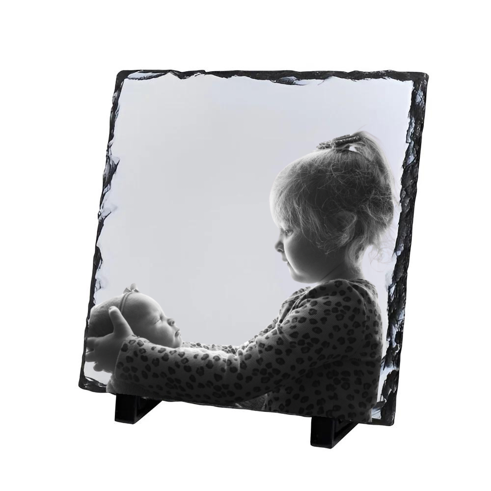 20x20cm personalised photo slate - Square