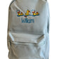 Mini Essential Backpack personalised with Ducks Design