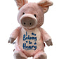 Farmyard Piggy Personalised Teddy