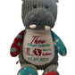 Sensory Hippo Personalised Teddy