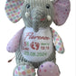 HARLEY Baby Sensory Elephant – Bubblegum Personalised Teddy