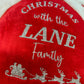 Festive House Cushion personalised teddy