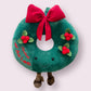 Christmas Wreath personalised teddy