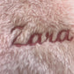 Fluffy Personalised Fleece Jacket Coat
