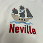 Pirate Ship embroidered personalised kids T-Shirt