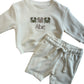 Crab trio Oversized Sweater & shorts personalised set