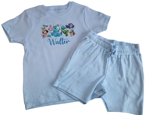 D1 Kids Personalised Short & T-Shirt Summer set
