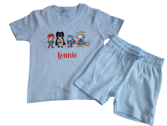 D3 Kids Personalised Short & T-Shirt Summer set