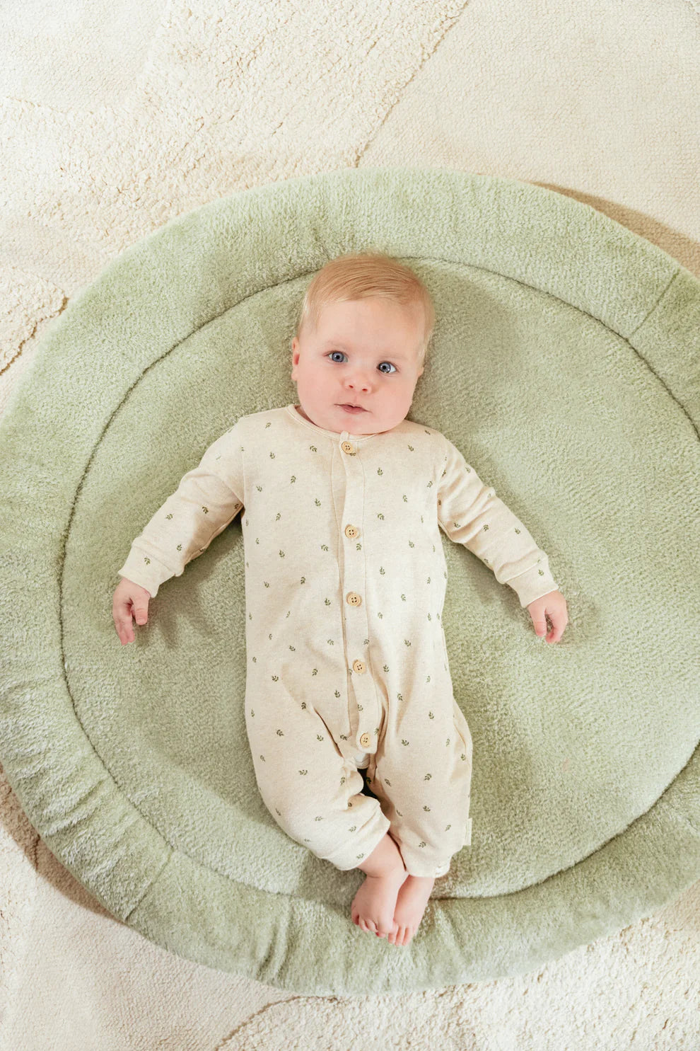 One Piece Suit Green Leaves by Little Dutch