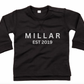 Personalised Established Design Black Sweater