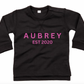Personalised Established Design Black Sweater