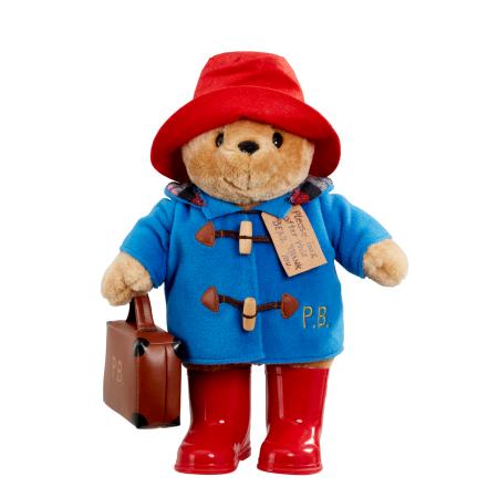 Large Classic Paddington Bear with Boots & Suitcase 34cm teddy