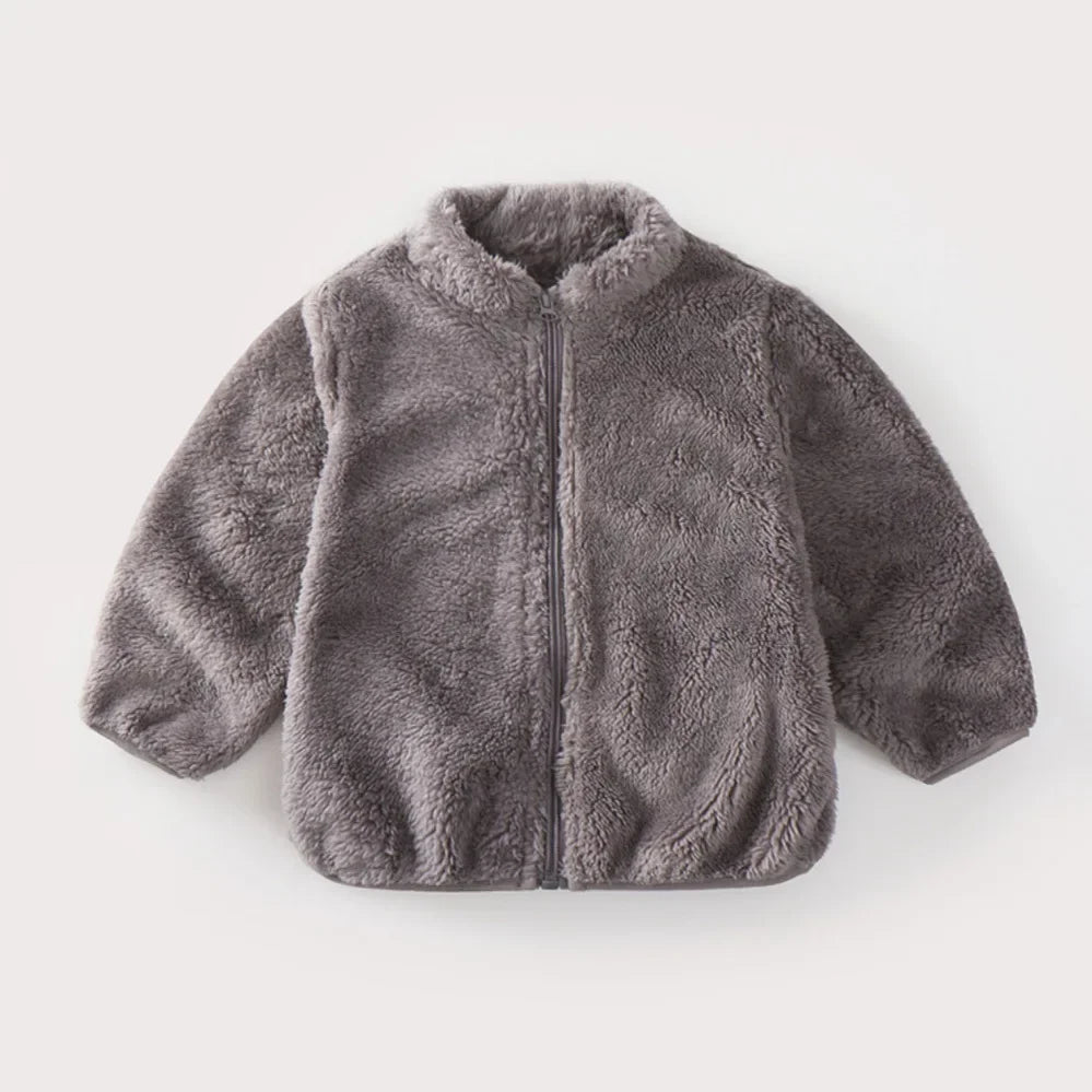 Fluffy Personalised Fleece Jacket Coat