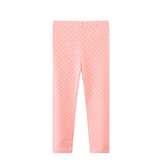 Baby Pink Dotty leggings - By From The Stork
