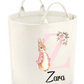 Pink Rabbit/ Initial Personalised Toy/Laundry Basket